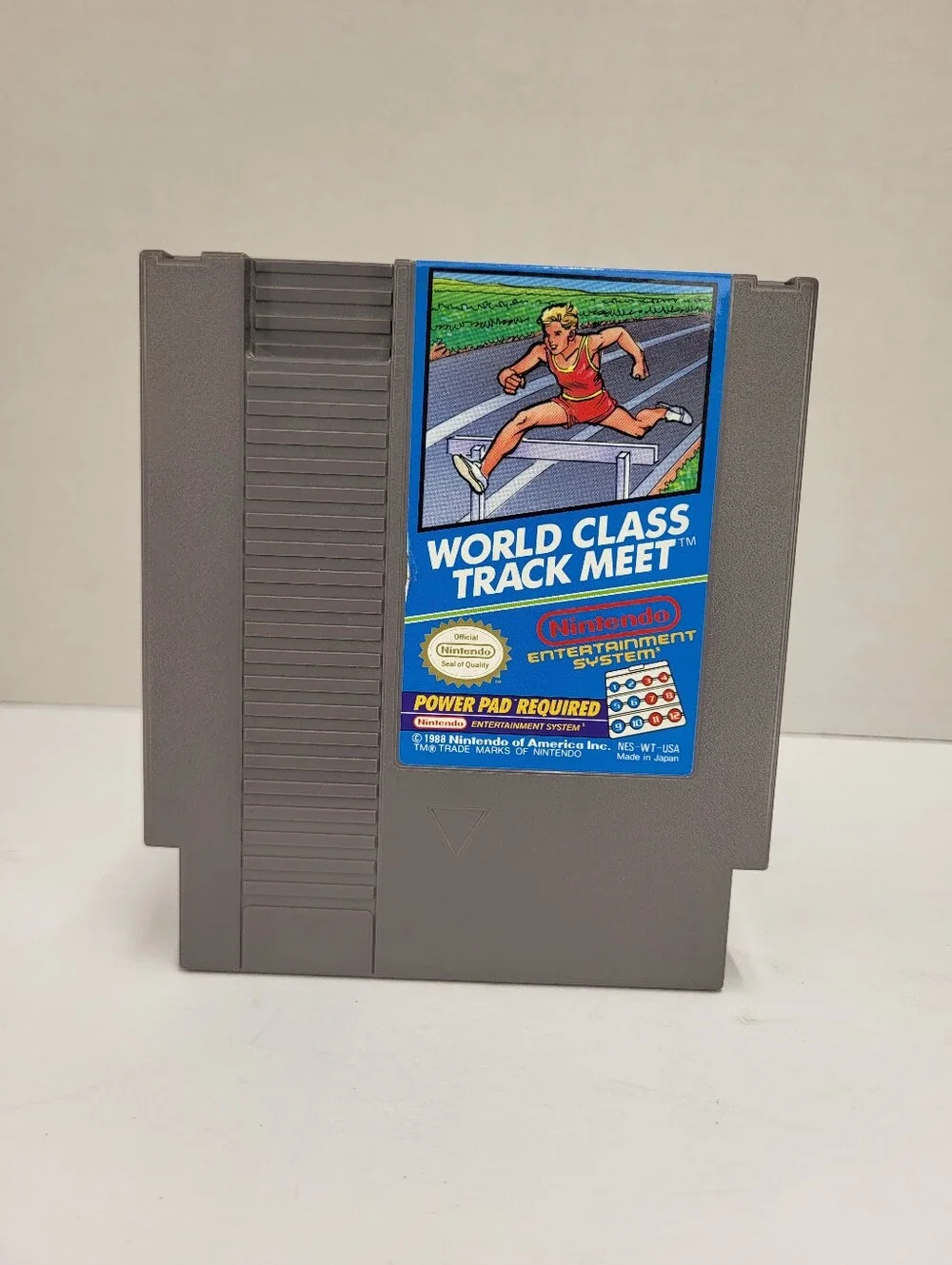 World Class Track Meet (Nintendo NES, 1987) Game Only - Tested Video Game